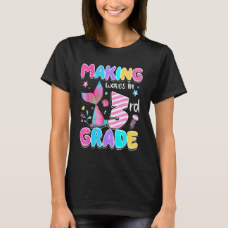 Cute third grade crew Mermaid style for third grad T-shirt