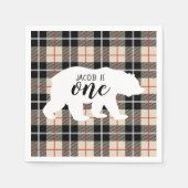 Cute Thomson Camel Pattern Beer 1e verjaardag Servet (Voorkant)