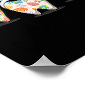 Cute Three Bunny Teeth Dental Squad Dentist Happy Poster (Hoek)