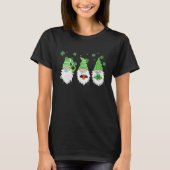 Cute Three Gnome Shamrock Happy St Patrick's Day T-shirt (Voorkant)