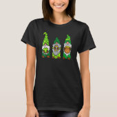 Cute Three Gnome Shamrocks Saint Patrick's Day Men T-shirt (Voorkant)