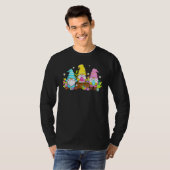 Cute Three Gnomes Easter Day Bunny Egg Spring Wome T-shirt (Voorkant volledig)