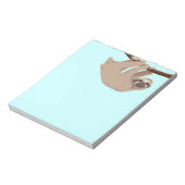 Cute Three Toed Sloth Notitieblok (Linkerzijde)