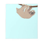 Cute Three Toed Sloth Notitieblok (Voorkant)