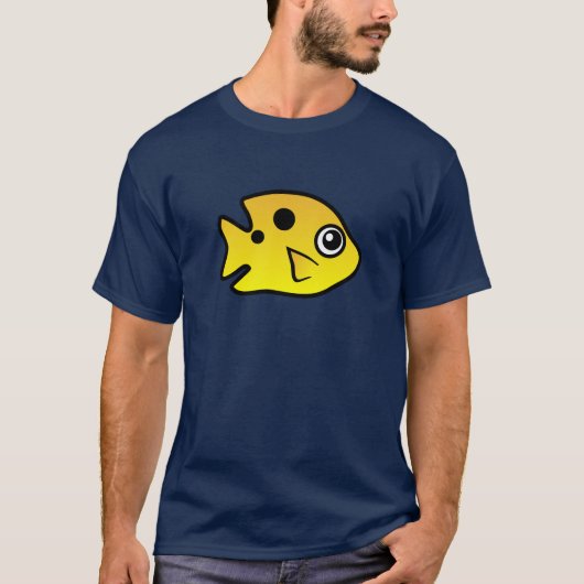 Cute Threespot Damselfish T-shirt (Voorkant)