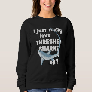 Cute Thresher Shark Trui