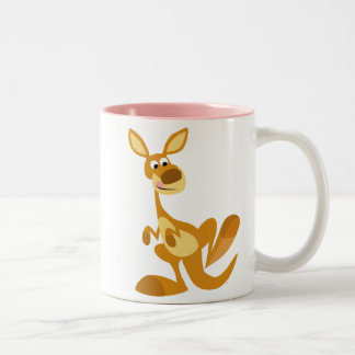 Cute Thumping Cartoon Kangaroo Mok