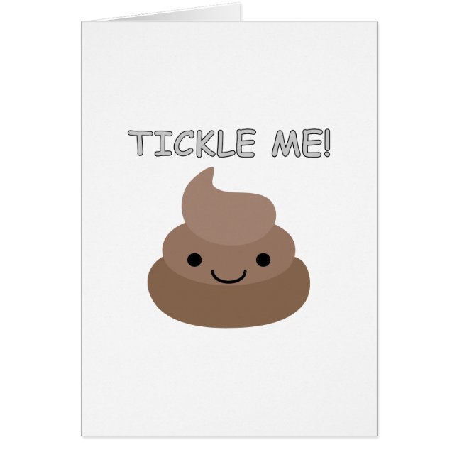 Cute Tickle Me Poop Emoji (Voorkant)