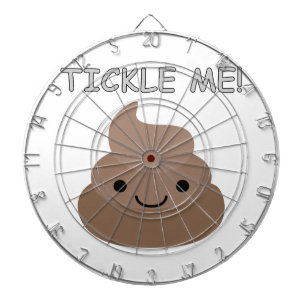 Cute Tickle Me Poop Emoji Dartbord