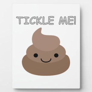 Cute Tickle Me Poop Emoji Fotoplaat