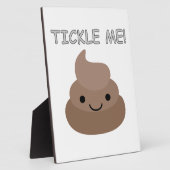 Cute Tickle Me Poop Emoji Fotoplaat (Zijkant)