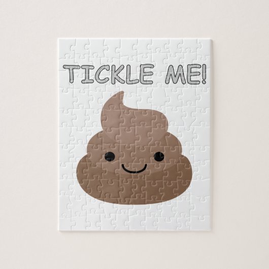 Cute Tickle Me Poop Emoji Legpuzzel (Verticaal)