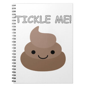 Cute Tickle Me Poop Emoji Notitieboek