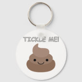 Cute Tickle Me Poop Emoji Sleutelhanger (Voorkant)