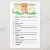 Cute Tiger Baby word scramble game (Voorkant)