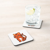 Cute Tiger Bier Onderzetter (Rechterzijde)