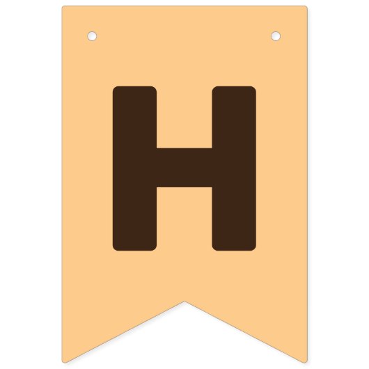 Cute Tiger Birthday Bunting Flags Vlaggetjes (Tweede vlag)