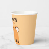 Cute Tiger Birthday Papieren Bekers (Links)