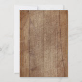 Cute Tiger Birthday Party Personalized Kaart (Achterkant)