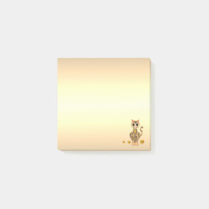 Cute Tiger Cat Cartoon Post-it® Notes