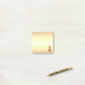 Cute Tiger Cat Cartoon Post-it® Notes (Op bureau)