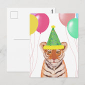Cute Tiger Cub Illustration Briefkaart (Voorkant / Achterkant)