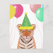 Cute Tiger Cub Illustration Briefkaart (Voorkant)