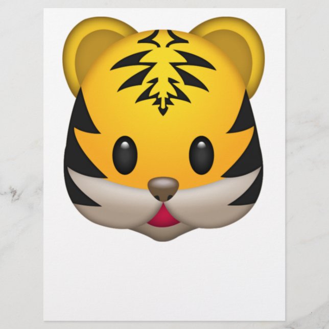 Cute Tiger Emoji (Voorkant)