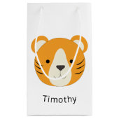 Cute Tiger Klein Cadeauzakje (Achterkant)