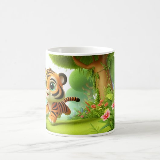Cute Tiger Koffiemok (Center)