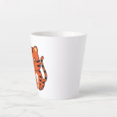 Cute Tiger Latte Mok (Voorkant)