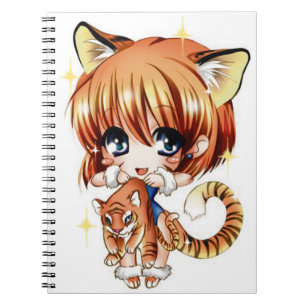 Cute Tiger Love-laptop Notitieboek