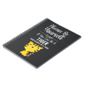 Cute Tiger Lover Gifts Animal Wildlife Funny Humor Notitieboek (Linkerzijde)