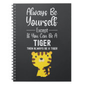 Cute Tiger Lover Gifts Animal Wildlife Funny Humor Notitieboek (Voorkant)