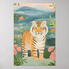 Cute Tiger Poster