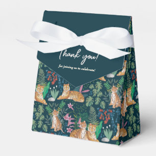 Cute Tiger Safari Jungle Baby Shower Bedankdoosjes