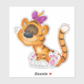 Cute Tiger Sticker (Vel)