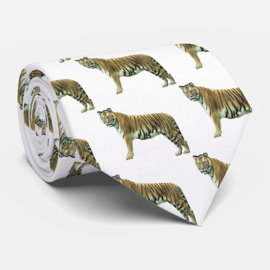Cute Tiger Stropdas (Opgerold)