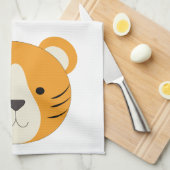 Cute Tiger Theedoek (Quarter Fold)
