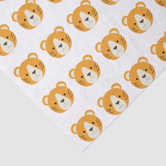 Cute Tiger Tissuepapier (Detail)