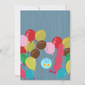 Cute Tiger - Uitnodiging van Kinderen van de Parti (Achterkant)