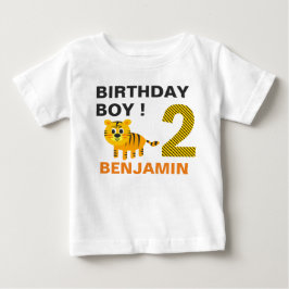 Cute Tijger 2e Tweede Verjaardagsfeestje