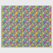 Cute tiled melting ice cream pattern  cadeaupapier (Vlak)