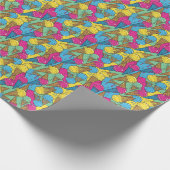 Cute tiled melting ice cream pattern  cadeaupapier (Hoek)