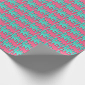 Cute tiled melting ice cream pattern  cadeaupapier (Hoek)