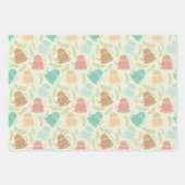 Cute tiled tea party inpakpapier vel (Voorkant 3)