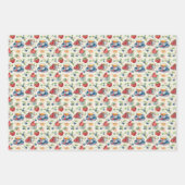 Cute tiled tea party inpakpapier vel (Voorkant 3)