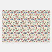 Cute tiled tea party inpakpapier vel (Voorkant 2)