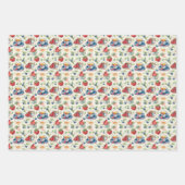 Cute tiled tea party inpakpapier vel (Voorkant)
