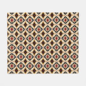 Cute tiling Southwestern patroon Fleece Deken (Voorkant (Horizontaal))